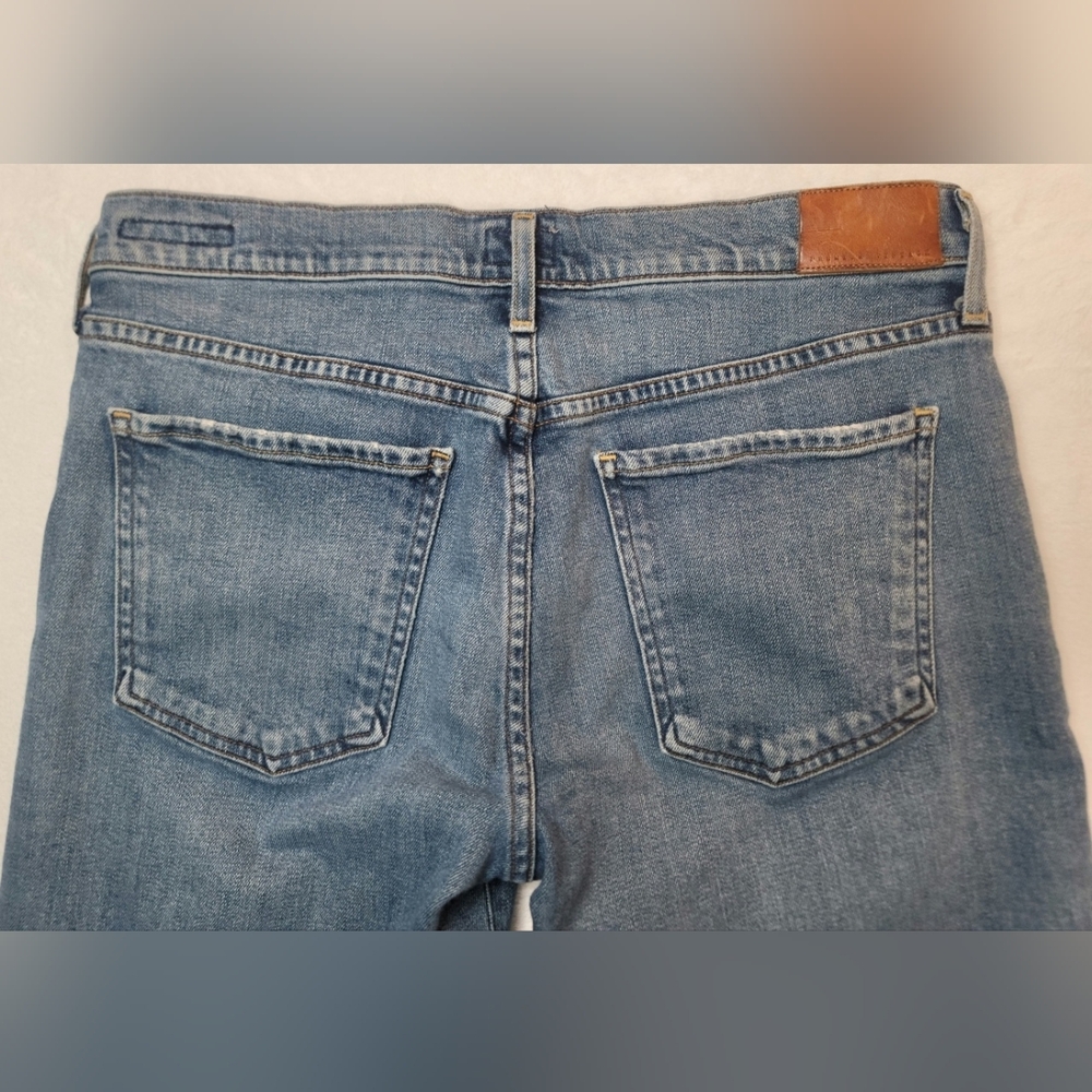 Citizens Of Humanity Emerson Slim Boyfriend Jean Sz 27 Distressed Raw Frayed Hem - Picture 7 of 15